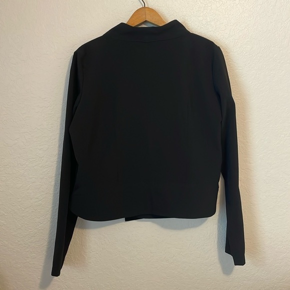 Hanna & Gracie Women’s Asymmetrical Zipper Front Jacket Size XL Zipper Pockets - Picture 2 of 5